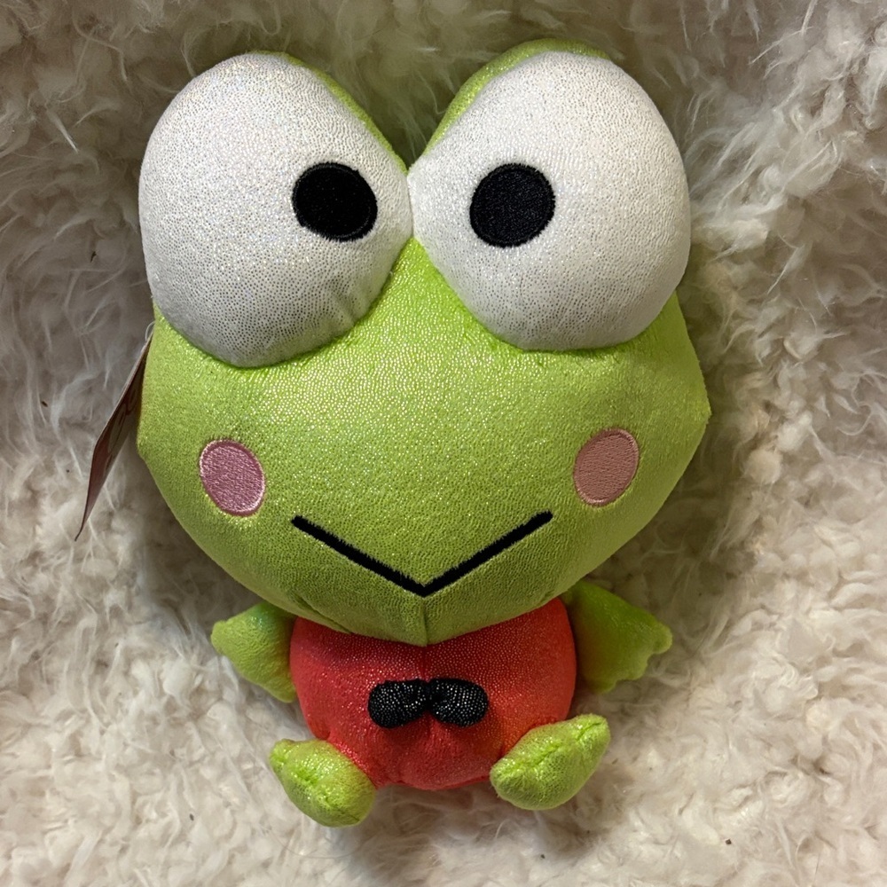 Hello Kitty Keroppi Sparkly Plush NWT - Picture 8 of 8